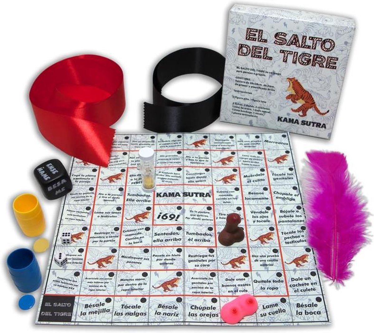 Erotic Board Game The Jump Of The Tiger | DIVERTY SEX